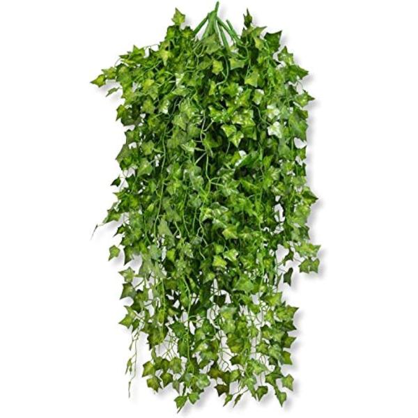 観葉植物 アイビー 壁掛け 超特価sale開催 インテリア アンティーク 雑貨 造花 フェイク 人工 10本 緑 吊り グリーン