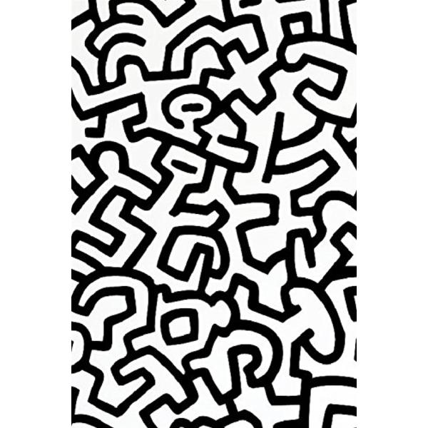 貼ってはがせるパターン壁紙 キース へリング 商い Keith Haring Bkh 110 Pwt Pattern Tiles Wall アメリカ発