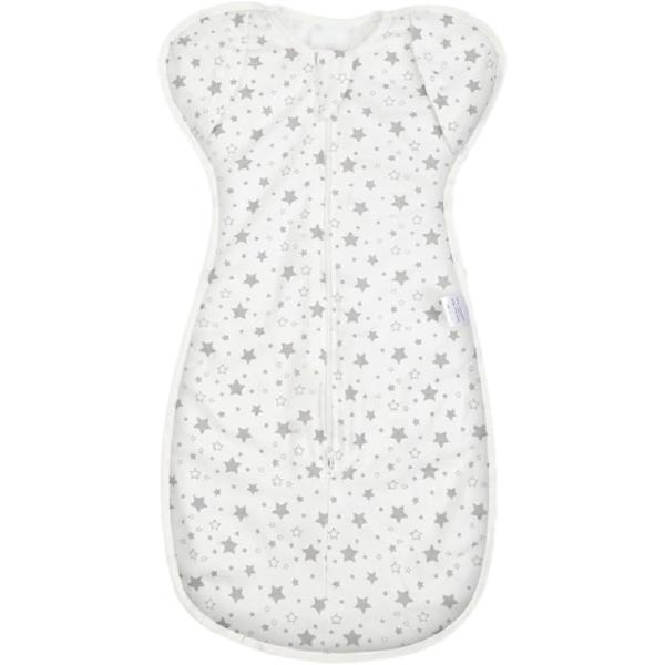 他サイト： ベビー スワドル おくるみ 赤ちゃん 新生児 シンプル かわいい 綿 コットン 100％ 出産祝い MDM( 星柄Mサイズ)の商品画像