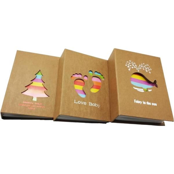 他サイト： 写真アルバム フォトアルバム L判 大容量 200枚 ポケット 赤ちゃん 成長記録 3冊セットの商品画像