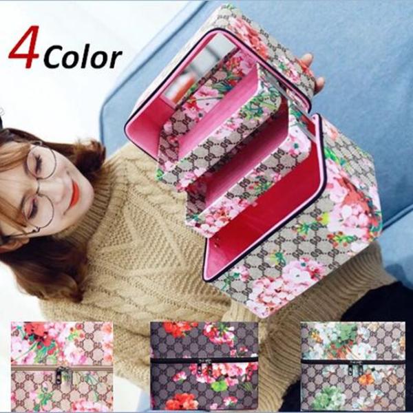 4color!メイクボックス コスメボックス 鏡付き 雑貨 小物入れ 持ち運び可 ネイル プロ 美容 大容量 アクセサリー 収納 化粧品 /【Buyee】 4color!メイクボックス コスメボックス 鏡付き 雑貨 小物入れ 持ち運び可 ネイル プロ 美容 大容量 アクセサリー 収納 化粧品 /【Buyee】