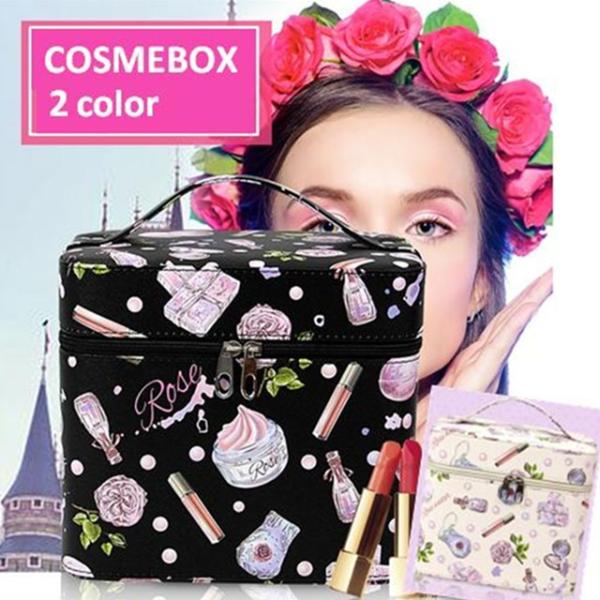 大容量メイクボックス コスメボックス 雑貨 持ち運び可 ネイル プロ 美容 大容量 アクセサリー 収納 化粧品 ジュエリーボックス Dejapan Bid And Buy Japan With 0 Commission