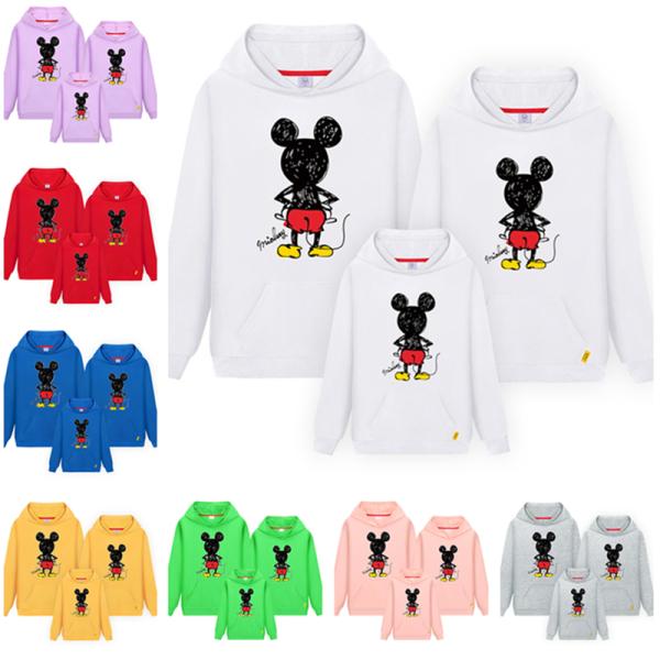 薄手 ディズニー ミッキー プルオーバー プリントパーカー トレーナー トップス 長袖 フード付き カップル 親子服お揃い メンズ レディース キッズ Dejapan Bid And Buy Japan With 0 Commission