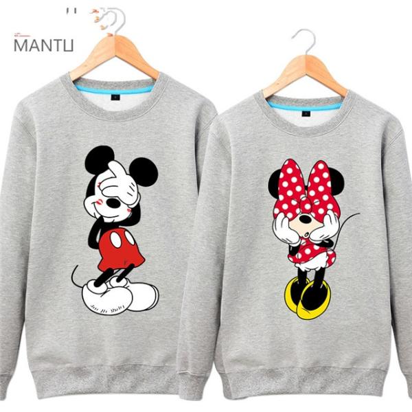 6color ディズニー ミッキー ミニーメンズレディース お揃いカップルペアルックプルオーバー プリントスウェット トップス 長袖 男女兼用 Buyee Buyee 日本の通販商品 オークションの代理入札 代理購入