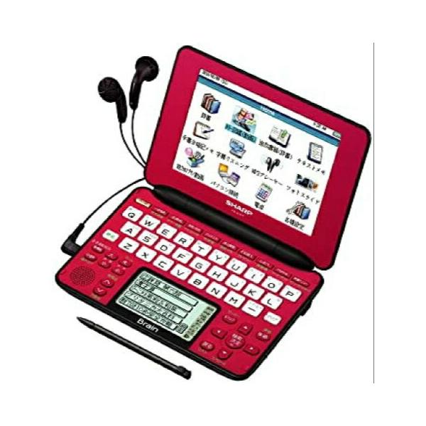 PW-AC920  【中古/動作確認済】シャープ Brain 手書きパッド搭載カラー液晶電子辞書 総合モデル 音声対応100コンテンツ+150動画収録 レッド系 PW-AC920-R