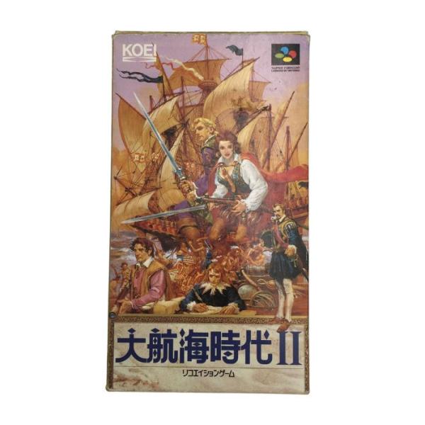 SFC ソフト 【大航海時代II】 箱説付き 動作確認済 NINTENDO スーパーファミコン ソフト 中古
