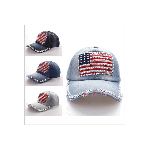 レディース キャップ アメリカンフラッグ ラインストーン付き ヴィンテージ デニムキャップ Buyee Buyee Japanese Proxy Service Buy From Japan Bot Online