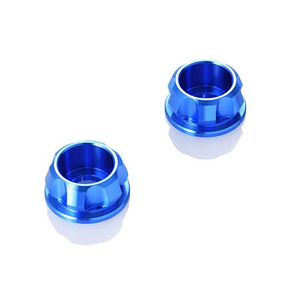 デイトナ(Daytona) PREMIUM ZONE(プレミアムゾーン) バイク用 キャップボルトカラー M8 ブルー 2個入り 91926