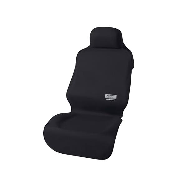 ボンフォーム(BONFORM) シートカバー ファインテックス 軽/普通車用 フロント1枚 防水 取付簡単 丸洗いOK フロント1席 ブラック