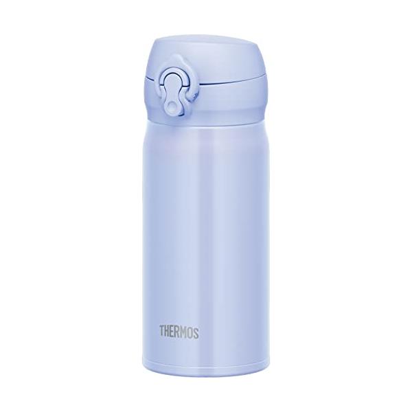サーモス 水筒 真空断熱ケータイマグ 350ml パールブルー 飲み口外せてお手入れ簡単 軽量タイプ ワンタッチオープン ステンレス ボトル 保