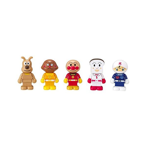 バンダイ(BANDAI) ブロックといっしょに遊べるアンパンマンとなかまたちブロックドールセット 対象年齢 3才以上 それいけアンパンマン