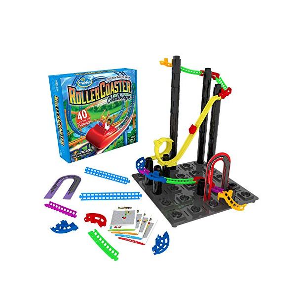 ThinkFun ボードゲーム 『 ローラー・コースター・チャレンジ 』 1046 対象年齢6歳~ 誕生日 クリスマス プレゼント 室内遊び 男