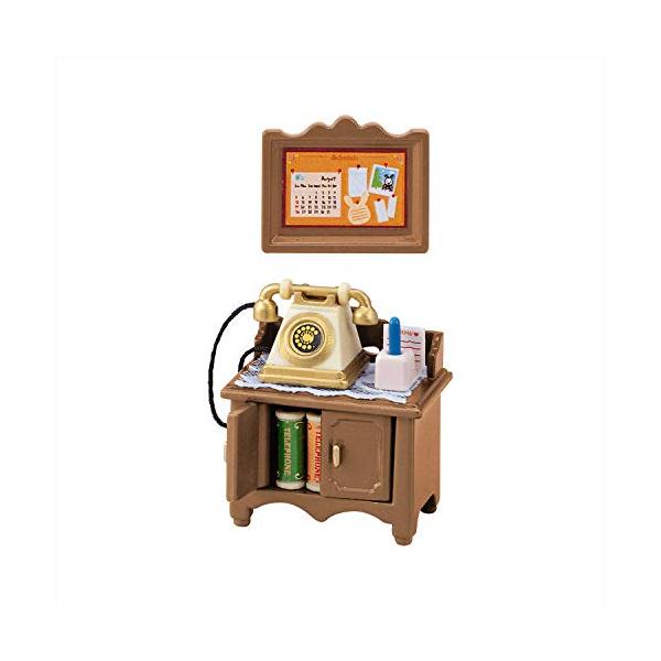 シルバニアファミリー 家具  電話台セット  カ-501 STマーク認証 3歳以上 おもちゃ ドールハウス Sylvanian Families