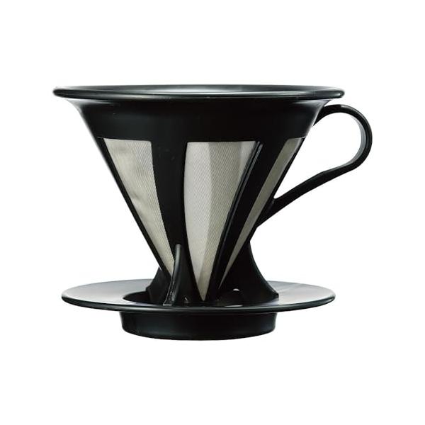 HARIO(ハリオ) ドリッパー カフェオール コーヒー ドリップ 1~4杯用 ブラック CFOD-02-B
