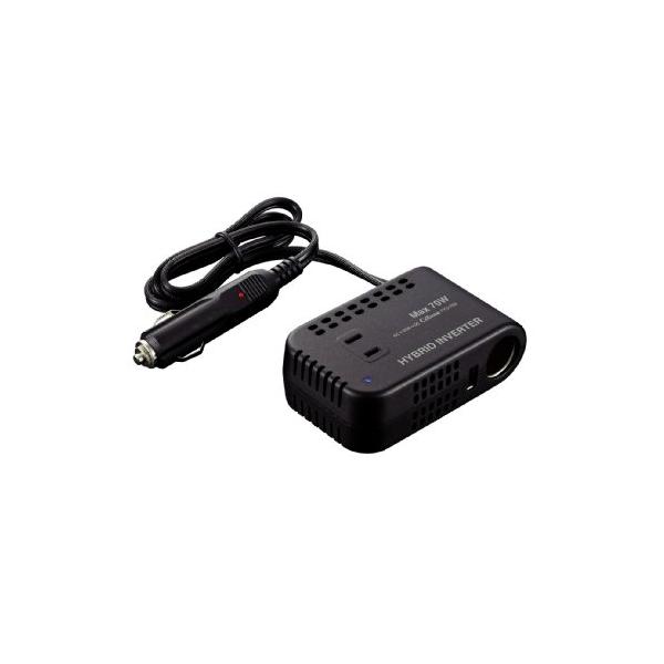 セルスター ハイブリッドインバーター FTU-70B USB出力/アクセサリーソケット付 CELLSTAR