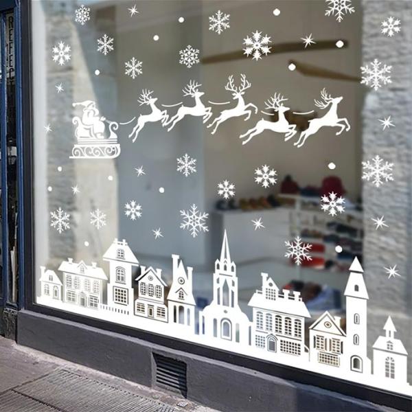 ステッカー クリスマス 窓 DIY 装飾 静電ステッカー クリスマスウ