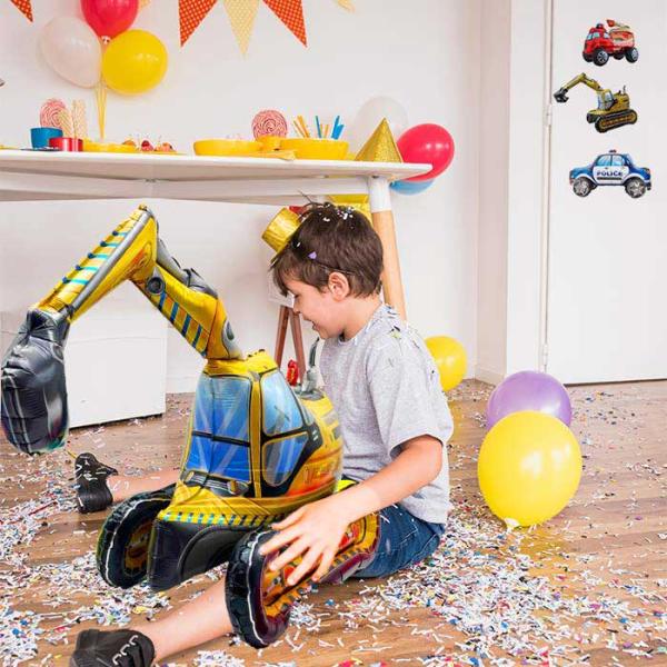 サイズ消防車：61cm×47cm×39cmパトカー：88cm×45cm×39cmショベルカー：98cm×55cm×35cm※エアー対応のみ「商品についてのご注意」※商品は空気が入っていない状態で発送致します。空気を入れてお使い下さい。※ご使...