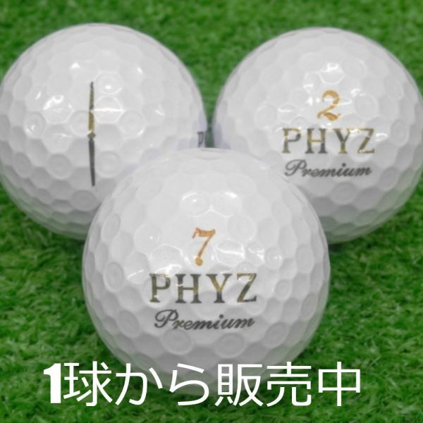 PHYZ ロストボール ブリヂストン Premium ゴールドパール 1個 中古 A