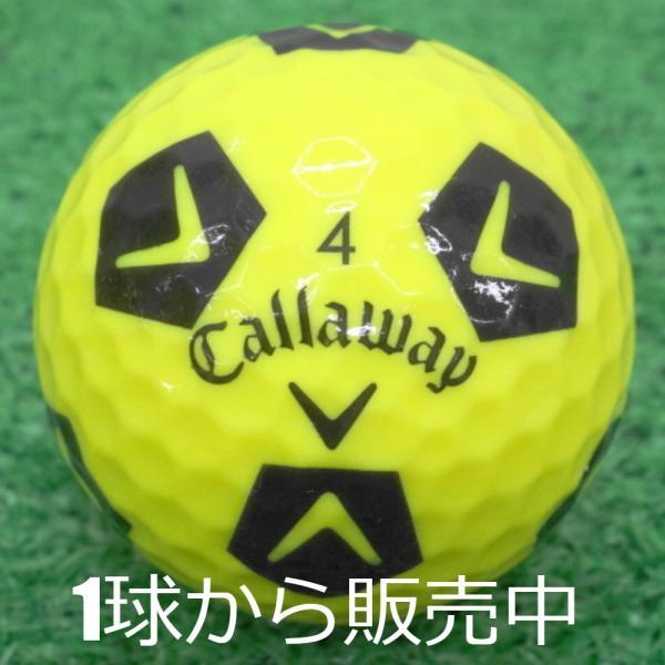 キャロウェイ　クロムソフトトゥルービス　黄黒　1ダース分 キャロウェイ クロムソフトトゥルービス 黄黒 1ダース分 CHROME