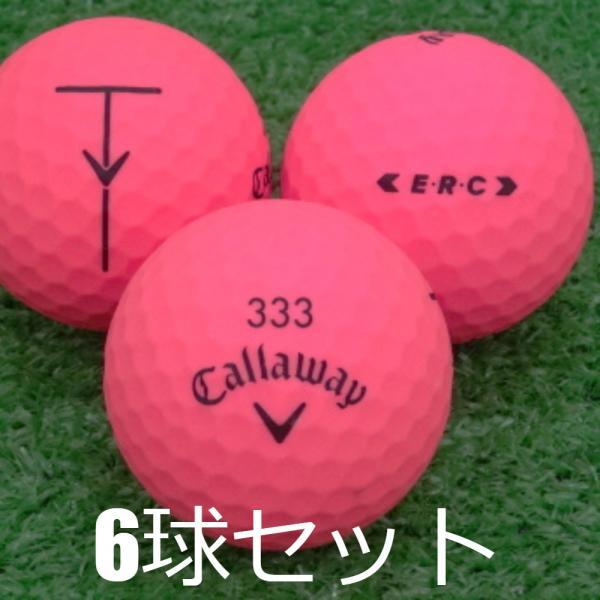 Callaway（キャロウェイ） ロストボール ERC BOLD ピンク 6球セット