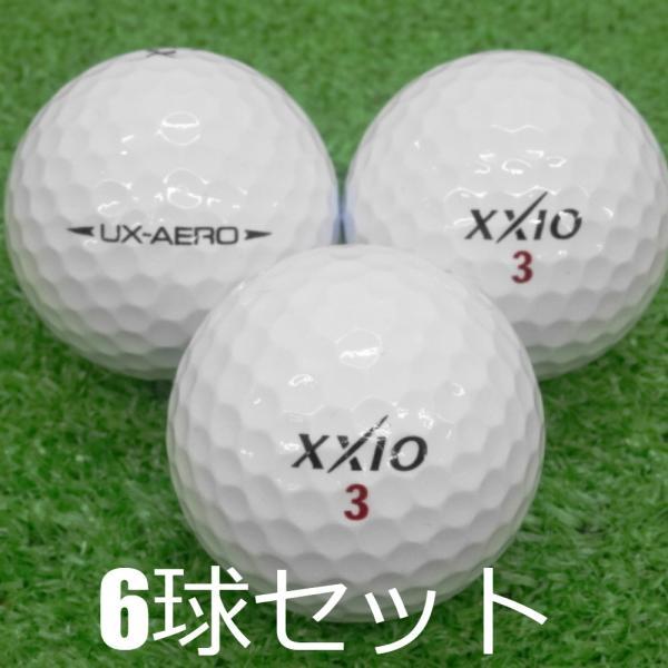 XXIO ロストボール UX AERO ホワイト 6球セット 中古 Aランク ゼクシオ 