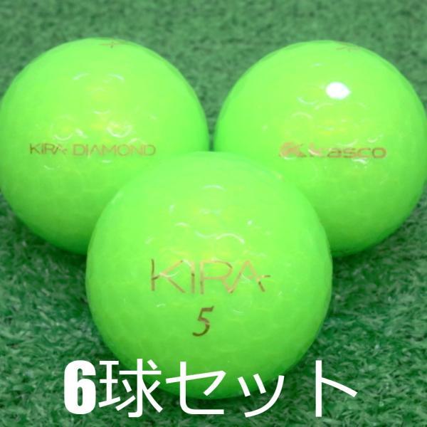 KIRA DIAMOND グリーン　ゴルフボール kasco キャスコ KIRA DIAMOND キラ ダイヤモンド グリーン