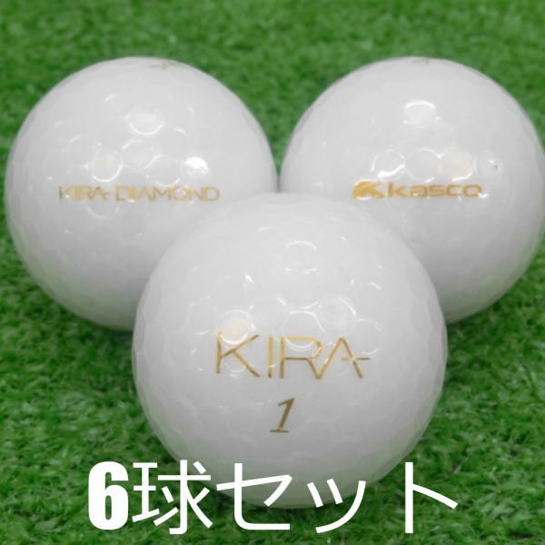 KIRA ロストボール キャスコ ダイヤモンド ホワイト 6球セット 中古 A