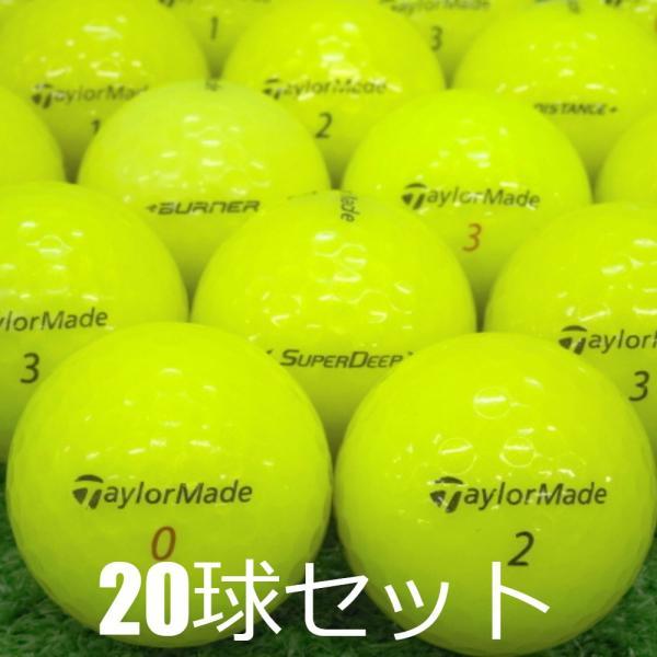 ロストボール テーラーメイド イエロー カラー 20球セット 中古 当店Aランク 送料無料 ゴルフボール :A-TM-MIX20Y:ゴルフボール専門店 セブンツー 通販 イエロー系ゴルフボール20球