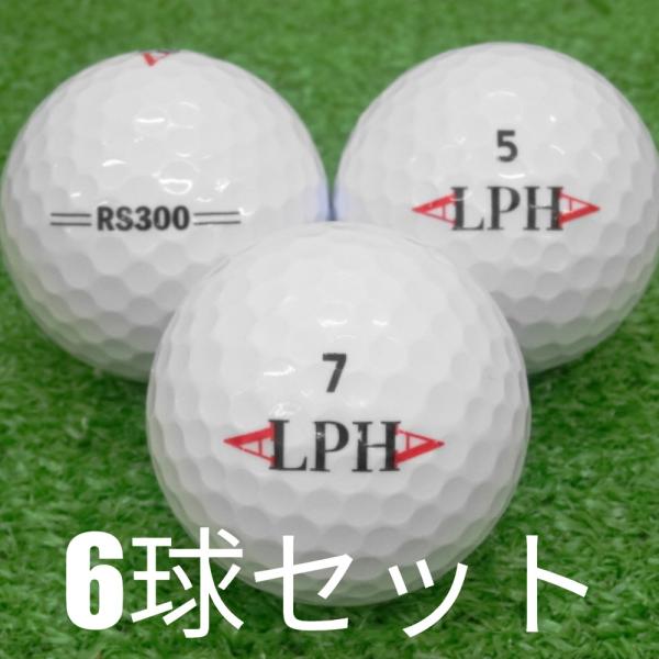 ロストボール ゴルフボール ALPHA RS300 ホワイト 6球セット 中古 B