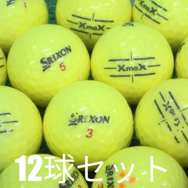 【新球2ダース】 スリクソンXmaX 黄色 ゴルフボール 楽天市場】スリクソン ゴルフボール SRIXON XmaX エックス