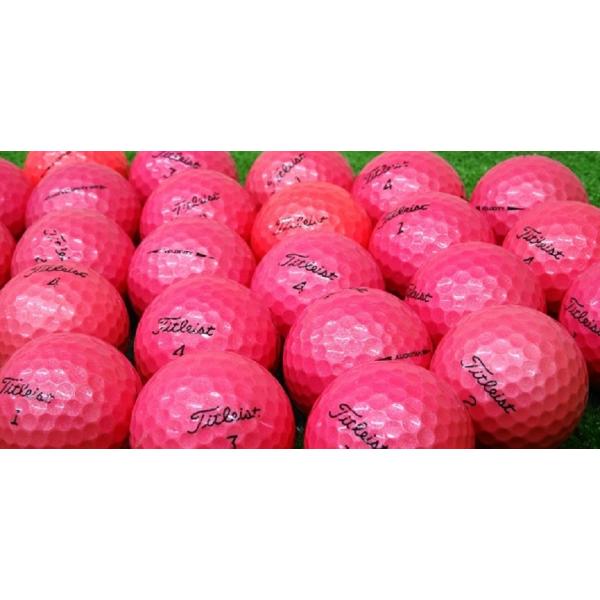 ⑳ タイトリスト ロストボール ゴルフボール 24球 Titleist ロストボール タイトリスト ピンク カラー 24球セット