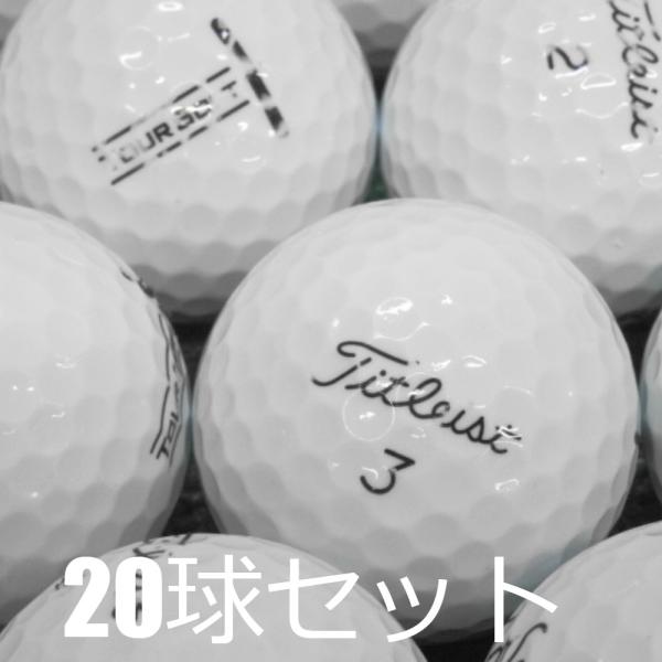 Tour Soft ロストボール ゴルフボール Titleist TOUR SOFT ホワイト 20