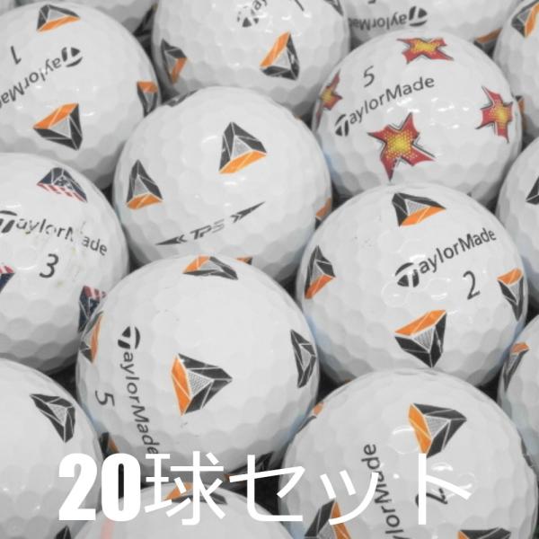 ゴルフセット TaylorMade ゴルフクラブセット ティー ロストボール付 TP5 ロストボール ゴルフボール TaylorMade pix 20球セット 中古 C
