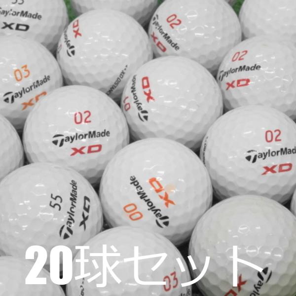 DISTANCE ロストボール ゴルフボール TaylorMade XD シリーズ混合 20球