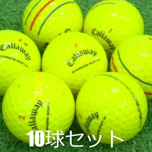 M142【中古ボール】キャロウェイ/クロムソフト/トリプル/ 26個黄色 Callaway（キャロウェイ） ロストボール 訳あり クロームソフト