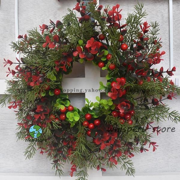 爆買　検索ワード：クリスマス 飾り 花 ギフト 花輪 リース 店舗 玄関 壁掛け 庭園 装飾 飾り フラワーギフト クリスマスリース クリスマス 花輪 ドア 壁飾り ガーランド オーナメント 松かさ デラックスリース ナチュラルリース 部屋...