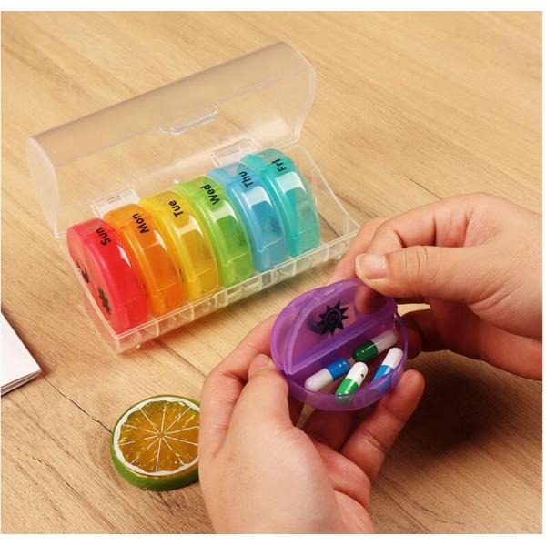 爆買　商品名薬ケース 大容量 1週間 飲み忘れ 防止 収納 携帯用 ピルケース商品説明「お薬飲んだかな？？」その悩みを1週間の管理で解決致します。一週間単位で保管できるセパレートタイプの大容量ピルケースです1週間分の薬が朝?夕方（夜）と分か...