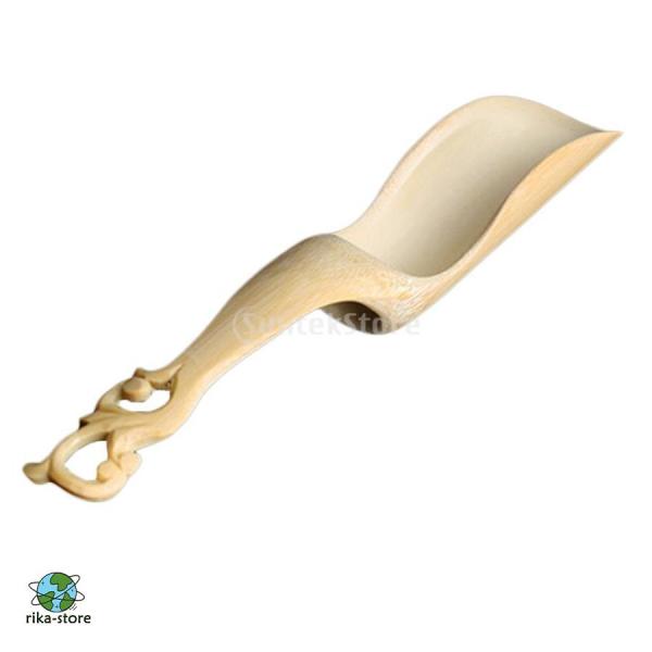 爆買　説明:竹製、健康、無毒研磨面、手を傷つけない持ち運びに便利なポータブルサイズ竹は紅茶をより香ばしくすることができますバスソルト、キャンディー、スパイスなどをすくうのに最適仕様:材質：竹色：写真が示すようにサイズチャート:サイズ：約葉：...