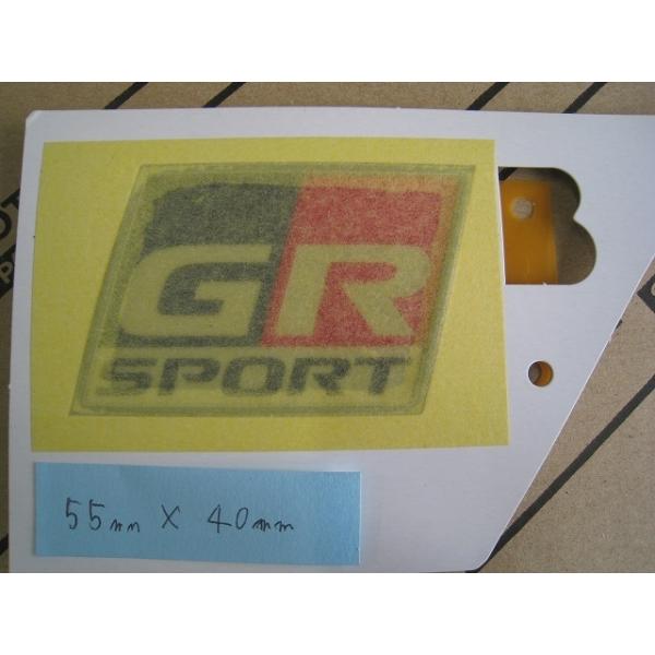 ＧＲ　ラゲージパネル　エンブレム　コペン　ダイハツルート販売純正品　新品未使用品　55ｍｍ×40ｍｍ