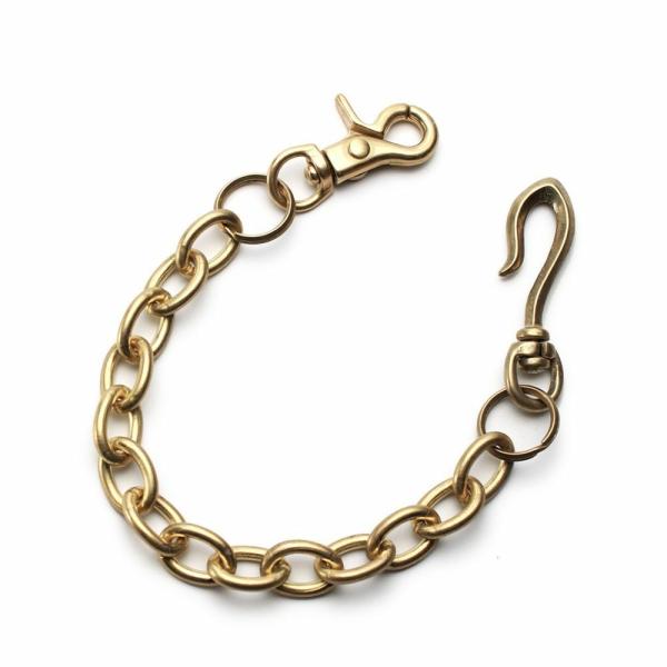 S'FACTORY ショート ウォレット チェーン リング ゴールド ブラス