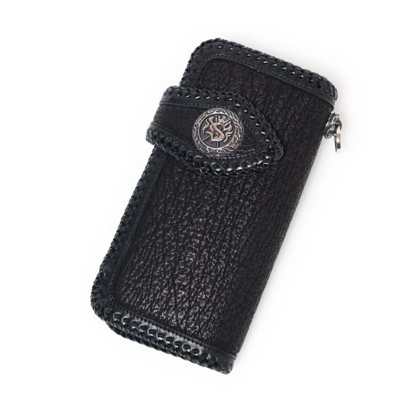 S'FACTORY 革財布 バイカーズウォレット05 シャーク（サメ革