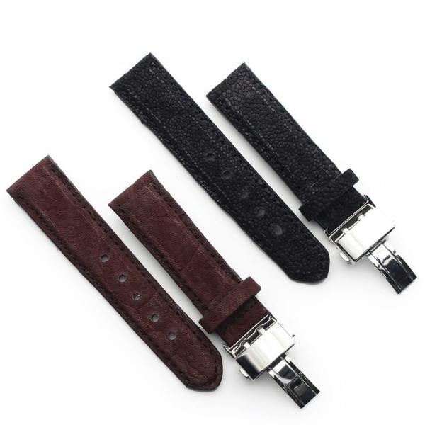YUAN 様オーダー専用エレファントレザー 時計ベルトグレーラグ幅20/14mm YUAN 様オーダー専用エレファントレザー 時計ベルトグレーラグ幅