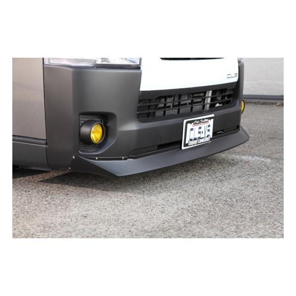 ハイエース　ESBチンスポ ハイエースバンのチンスポ・鉄チン・3.5inch・3型黒バン・ESB