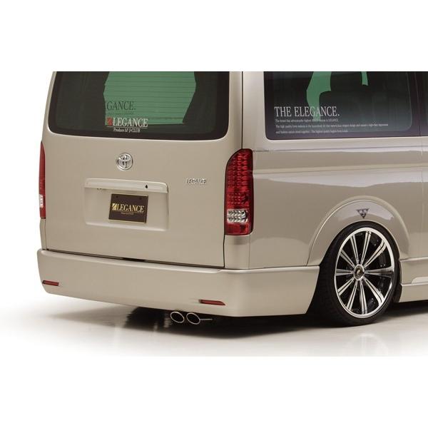 ノリハイエースワイド　レガンスリアバンパー070パールホワイト ハイエースワイド レガンスリアバンパー070パールホワイト