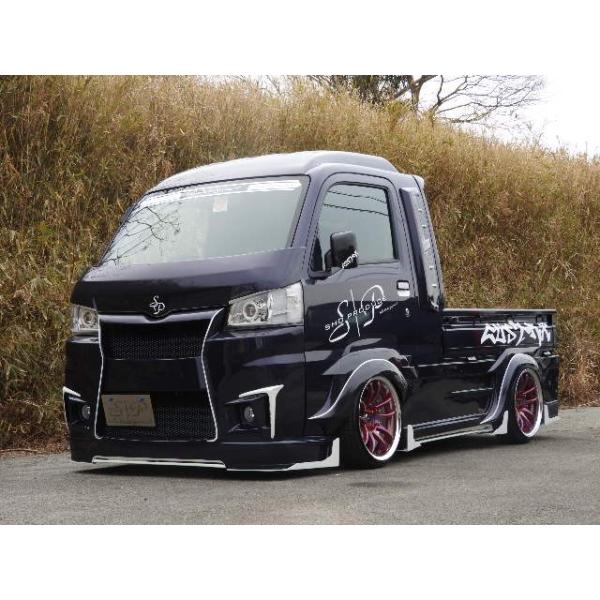 200系 ハイゼット　車高調　翔プロデュース　車低 Hijet] When I installed Sho Produce's car lowering system, it was