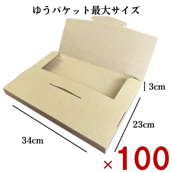 【様々な発送方法の規格サイズに対応】フリマ・オークションに最適な厚さ3cm対応のダンボールメール便ケースフリマ・オークション用ネコポス、クリックポスト、ゆうパケットにてお使い頂ける、厚さ3cmのA4サイズケースです。【サイズ】(外寸)横34...