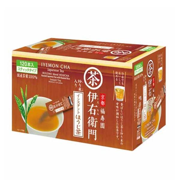 他サイト： 宇治の露 伊右衛門 インスタント ほうじ茶 スティック 120本入 飲料 即席 粉末 ほうじ茶 粉末飲料の商品画像