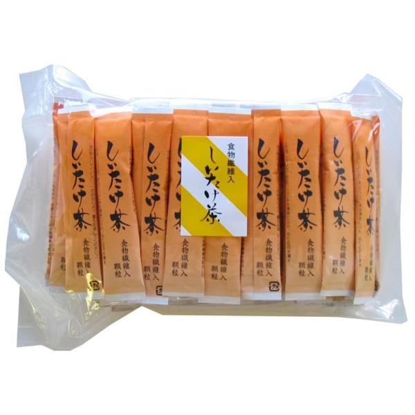 【商品説明】椎茸砕片、椎茸エキスと食物繊維を配合した風味豊かなしいたけ茶です。スティック1本分が湯のみ1杯分です。お吸い物、茶碗蒸しにもご利用頂けます。【原材料名】食塩(国内製造)、しいたけエキス(デキストリン、しいたけエキス、食塩、しいた...