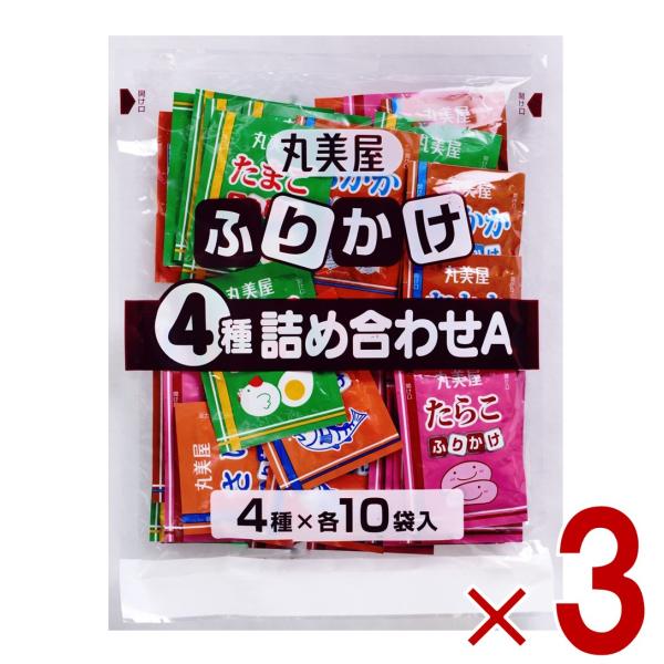丸美屋 ふりかけ 4種 詰め合わせA (2.5g×40食入)◆商品名◆丸美屋 ふりかけ 4種 詰め合わせA 2.5g×40食入×1袋◆商品内容◆さけ×10袋たまご×10袋おかか×10袋たらこ×10袋大人気商品丸美屋のこだわりの特ふりシリーズ...