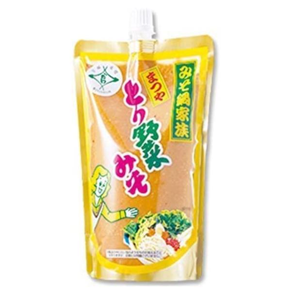大豆と米麹から作る味噌に香辛料などを混ぜ合わせ、現代人にも好まれるようにアレンジした、まつやオリジナルの「とり野菜みそ」です。いろいろな食材と合いますので、肉・魚介類、季節の野菜やきのこなどたっぷり入れてお召し上がりください。また、鍋を召し...
